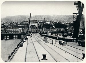 Customs Pier, Valparaiso, 1911 av Unbekannt
