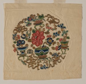 Cut Out Motiv håndarbeid, Kina, Qing-dynastiet 1644-1911, 1800-tallet. av Unbekannt