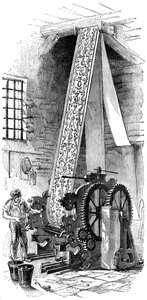 Sylindertrykker, 1886 av Unbekannt