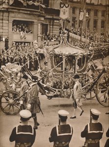 Cynosure of All Eyes in the Processions: The State Coach, 1937 av Unbekannt