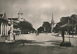 Dalhousie Street, Rangoon, 1900. av Unbekannt