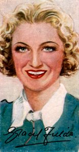 Dame Gracie Fields, 1898-1979, engelsk sanger og komiker, 1900-tallet av Unbekannt