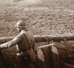 Damloup batteri, Verdun, Nord-Frankrike, c1914-c1918 av Unbekannt
