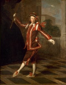 Dansende Mezzetin, ca 1720. av Unbekannt