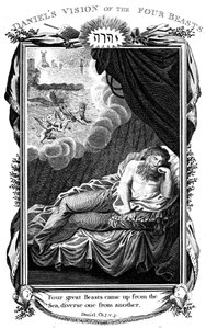 Daniels visjon om dyrene, 1804 av Unbekannt