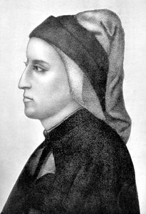 Dante Alighieri , italiensk florentinsk poet, 1903 av Unbekannt