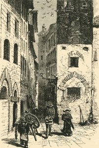 Dantes House, Firenze, 1890. av Unbekannt