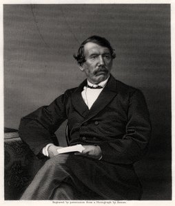 David Livingstone, skotsk misjonær og afrikansk oppdagelsesreisende, 1800-tallet av Unbekannt