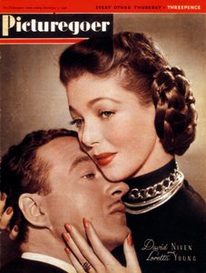 David Niven 1910-1983 og Loretta Young 1913-2000, skuespillere, 1946 av Unbekannt