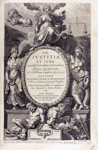 De iustitia et iure av Leonardus Lessius, 1632. av Unbekannt