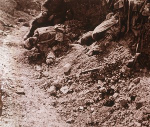 Døde kropper, Beauséjour, Nord-Frankrike, c1914-c1918 av Unbekannt