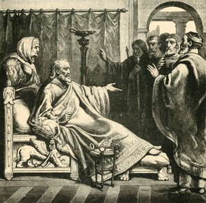 Augustus død, 1890. av Unbekannt