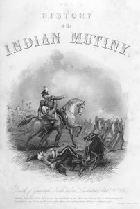 General Neills død før Lucknow, 25. september 1857, c1860 av Unbekannt