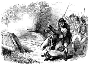 Død av Isaac Davis, 1775 c1880 av Unbekannt