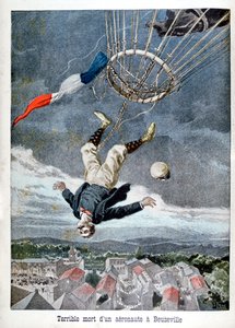 Død av en luftfartøy over Beuzeville, Frankrike, 1899 av Unbekannt