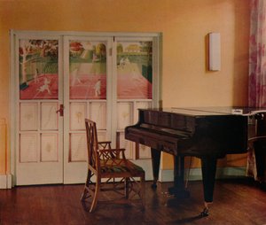 Dekor av Eric Ravilious i Sir Geoffrey Frys flat, Portman Square, London, 1933 av Unbekannt