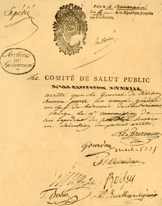Dekret fra folkehelsekomiteen, 26. oktober 1795, 1921. av Unbekannt