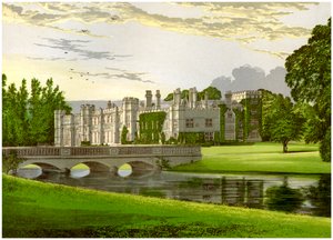 Deene Park, Northamptonshire, hjemmet til grevinnen av Cardigan, c1880 av Unbekannt