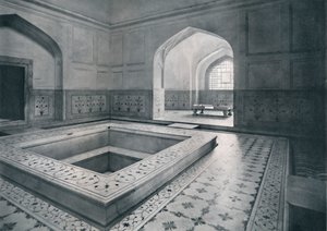 Delhi. Royal Baths in the Palace, c1910. av Unbekannt