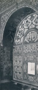 Delhi. The Scales of Justice Carved Marble Screen som begjæringer ble mottatt gjennom., c1910. av Unbekannt