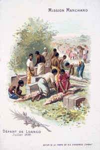 Avgang fra Loango, juli 1896 av Unbekannt