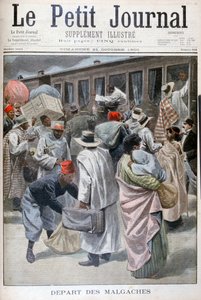 Madagaskernes avgang, universell utstilling i 1900, Paris, 1900 av Unbekannt