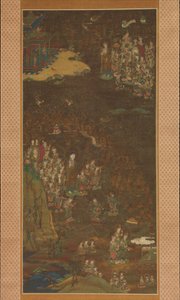 Descent and Return of Amida til Western Paradise with a Believer