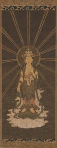 Descent of Eleven-Headed Kannon, midten av slutten av 1500-tallet. av Unbekannt