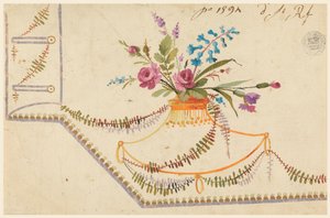 Design for brodert vest av Unbekannt