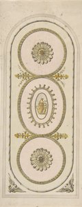 Design for et panel, 1748-92. av Unbekannt
