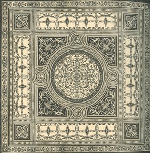 Design for et tak, c1860s, 1881. av Unbekannt