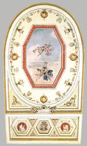Design for et tak i et teater, Italia, 1928. av Unbekannt