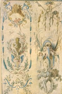 Design for en veggdekorasjon, Frankrike, 1928. av Unbekannt