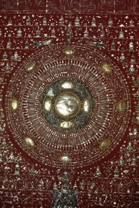 Dharma-hjul i Wat Chedi Luang, Chiang Mai. Thailand av Unbekannt