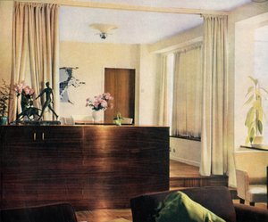 Spisealkove i stuen på Sun House, Hampstead, London, 1937. av Unbekannt