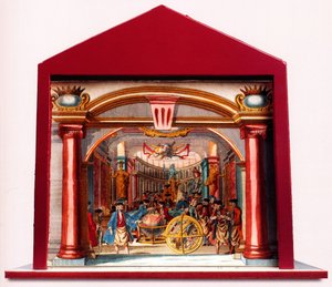 Diorama: Masonic Germany The Temple of Masonic Treasures, 1750 av Unbekannt