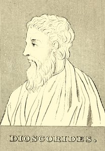 Dioscorides, c40-90 e.Kr., 1830 av Unbekannt