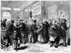 Hunde- og kattekjøttslakter i Paris, fransk-prøyssisk krig, 1871 av Unbekannt