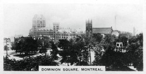 Dominion Square, Montreal, Canada, ca 1920-tallet av Unbekannt