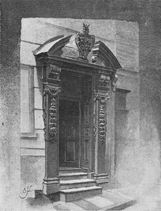 Døråpning, Painter Stainers Hall, 1890 av Unbekannt