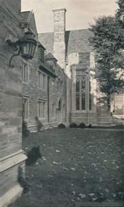 Sovesal og spisesal. Princeton University, New Jersey, c1922 av Unbekannt
