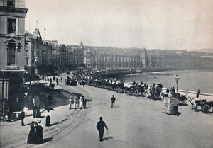 Douglas - Generell utsikt over promenaden, 1895 av Unbekannt