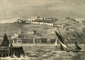 Dover, fra havet, 1898. av Unbekannt