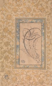 Drage pakket rundt Saz-blader, ca. 1550-70. av Unbekannt