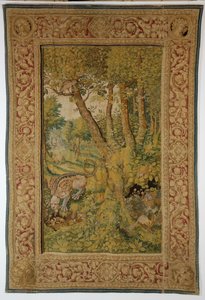 Drage som spiser egg Tapet, midten av 1600-tallet. av Unbekannt