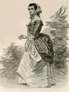 Kjole til en ung dame fra Virginia, c1775, 1937. av Unbekannt