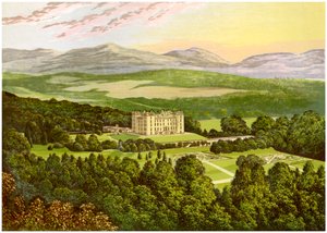 Drumlanrig Castle, Dumfriesshire, Skottland, hjemmet til hertugen av Buccleuch, c1880 av Unbekannt