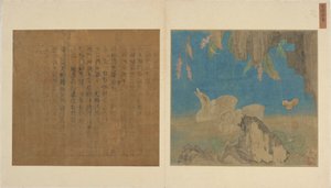 Andunger, steiner og blomster, Ming-dynastiet, 1368-1644. av Unbekannt