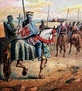 Hertug Robert går til Palestina, 1000-tallet, ca 1850 av Unbekannt