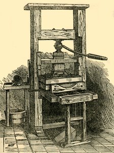 Duplikat av Franklins Press, 1881. av Unbekannt